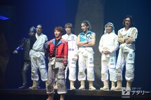 少年社中・東映プロデュース「モマの火星探検記」ゲネプロより。火星を目指す宇宙飛行士たち。