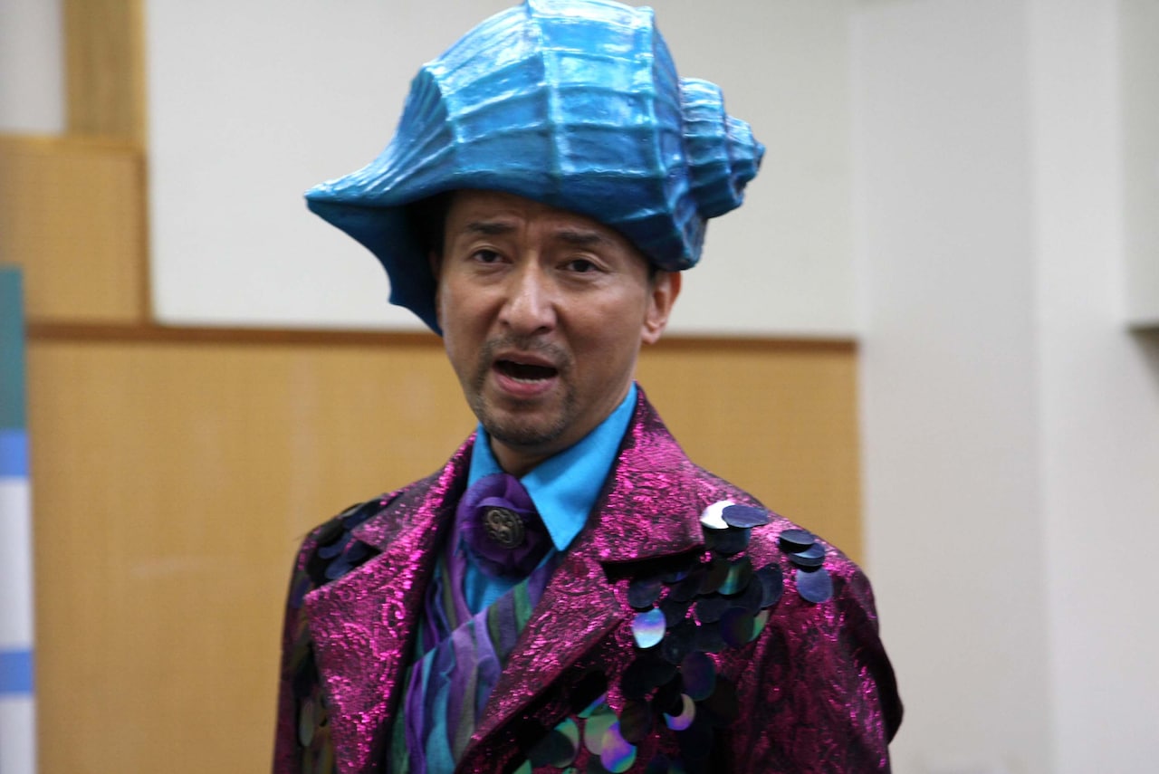 岡幸二郎が宇宙の案内人に、ミュージカル「スコア！」公開稽古で新曲披露