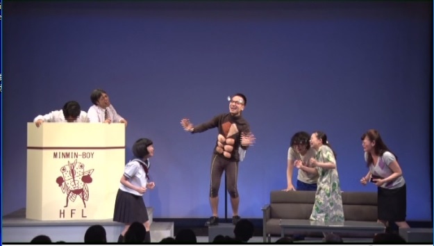 劇団かもめんたる 第1回公演「Semi-nuida！」より。