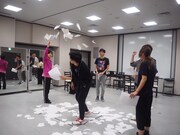 「有限男と無限女」稽古の様子。