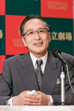 10月歌舞伎公演「通し狂言 霊験亀山鉾（れいげんかめやまほこ）」記者会見より。片岡仁左衛門。