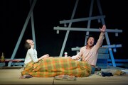 2015年に上演された木ノ下歌舞伎「心中天の網島」より。(撮影:東直子)