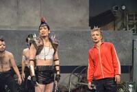 舞台「北斗の拳―世紀末ザコ伝説―」ゲネプロより。