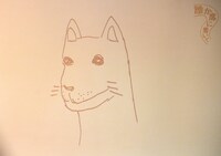 片桐仁のイラスト。