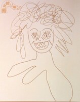 木村佳乃のイラスト。