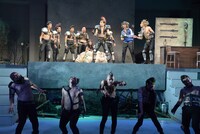 舞台「北斗の拳―世紀末ザコ伝説―」ゲネプロより。