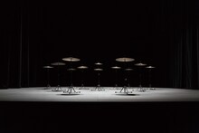 池田亮司×Eklekto「music for percussion」(c)Raphaelle Mueller（Raphaelleの1つめのeはウムラウト付きが正式表記）