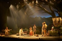 森山直太朗劇場公演「あの城」より。（撮影：杉能信介）