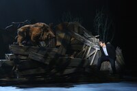 さいたまゴールド・シアター第7回公演「薄い桃色のかたまり」より。（撮影：宮川舞子）