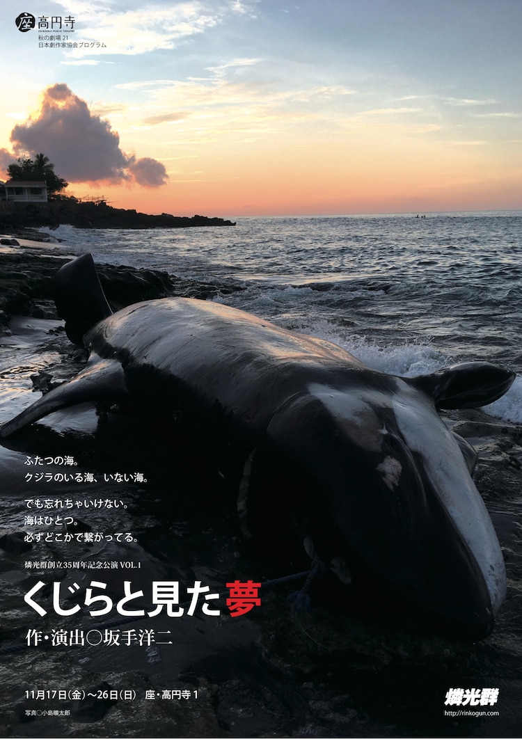 燐光群35周年の第1弾に 坂手洋二 クジラとの旅の 新たな結実となるだろう ステージナタリー