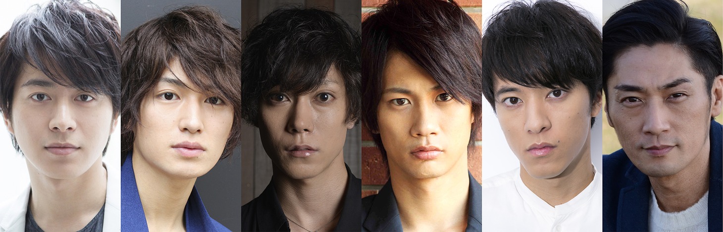「99才まで生きたあかんぼう」の出演者。左から村井良大、松田凌、玉城裕規、馬場良馬、松島庄汰、松田賢二。