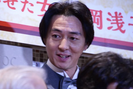 「土佐堀川 近代ニッポン―女性を花咲かせた女 広岡浅子の生涯」囲み取材より。五代友厚と成瀬仁蔵を演じる葛山信吾。