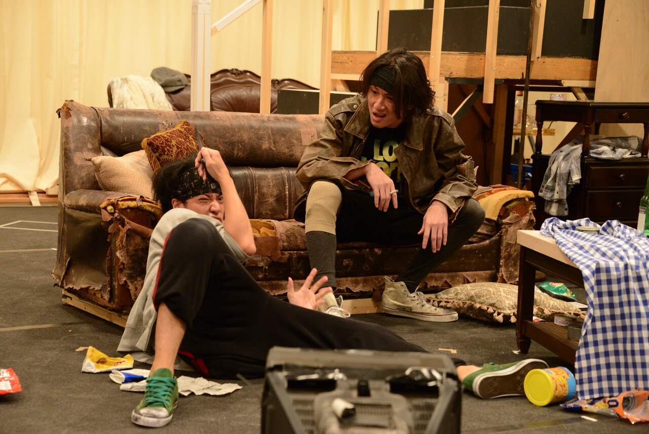 「オーファンズ」公開稽古より。