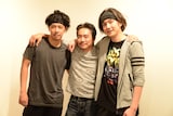 「オーファンズ」囲み取材より。左から佐藤祐基、加藤虎ノ介、細貝圭。
