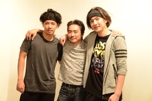 「オーファンズ」囲み取材より。左から佐藤祐基、加藤虎ノ介、細貝圭。