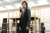 ミュージカル「スカーレット・ピンパーネル」公開稽古より、石井一孝。