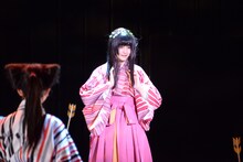 乃木坂46 3期生公演「見殺し姫」公開ゲネプロより。蒼馬役の中村麗乃。