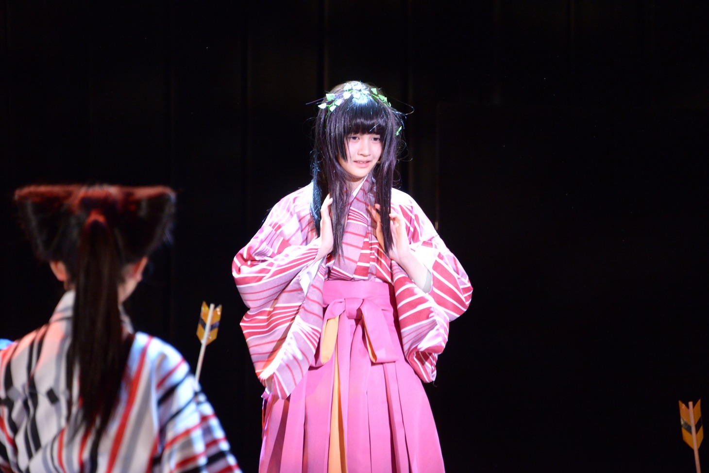 蒼馬役の中村麗乃。