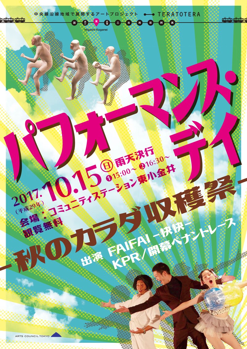 「パフォーマンス・デイ -秋のカラダ収穫祭-」チラシ表