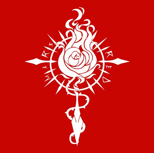 「MARS RED」ロゴ