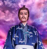 伊藤裕一演じる上杉景勝。