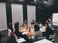 範宙遊泳×THE NECESSARY STAGE「SANCTUARY -聖域-」シンガポールでの稽古風景。