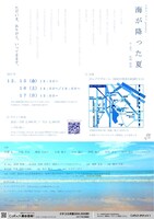 ヒカリノオト presents「海が降った夏」チラシ裏
