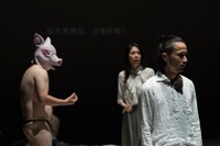 2016年上演のNotes Exchange vol.1 日本側製作作品「罪と罰」より。（撮影：松原豊）