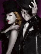 パルコ・ミュージック・ステージ「KOKI MITANI’S SHOW GIRL『ショーガール Vol.2～告白しちゃいなよ、you～』」より、シルビア・グラブと川平慈英のビジュアル。