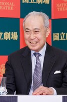 国立劇場「12月歌舞伎公演」記者会見より。中村吉右衛門。