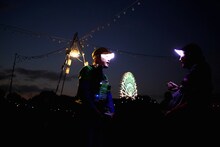 ニッポンの河川 第7回公演「大地をつかむ両足と物語」より。