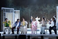 シアターコクーン・オンレパートリー2017「24番地の桜の園」公開フォトコールより。