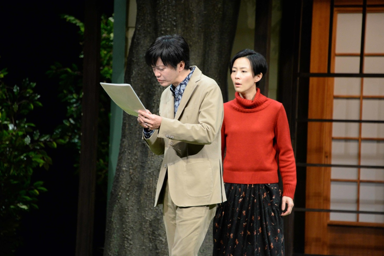 「誰か席に着いて」公開抜き稽古より。