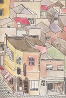 オンラインストア購入者限定特典の絵はがき。