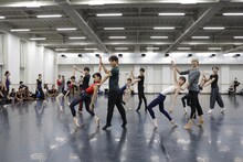 「モーリス・ベジャール・バレエ団、東京バレエ団特別合同ガラ〈ベジャール・セレブレーション〉」公開リハーサルより。（photo:Kiyonori Hasegawa）