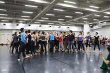 「モーリス・ベジャール・バレエ団、東京バレエ団特別合同ガラ〈ベジャール・セレブレーション〉」公開リハーサルより。（photo:Kiyonori Hasegawa）