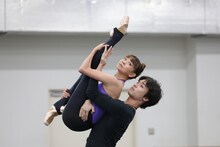 「モーリス・ベジャール・バレエ団、東京バレエ団特別合同ガラ〈ベジャール・セレブレーション〉」公開リハーサルより。（photo:Kiyonori Hasegawa）