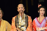 「長いお髭がチャームポイント」と語る豊臣秀吉役の窪寺昭。