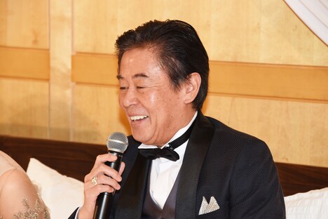 ミュージカル「リトル・ナイト・ミュージック」製作発表会見より。風間杜夫。