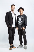 左からファビアン・プリオヴィユ、ヴィンス・メンドーザ。(撮影:上山陽介)