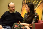「DUNAS-ドゥナス-」合同取材会より。左からシディ・ラルビ・シェルカウイ、マリア・パヘス。