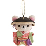 リラックマ歌舞伎 ぬいぐるみボールチェーン 藤娘 (c)San-X / (c)SHOCHIKU