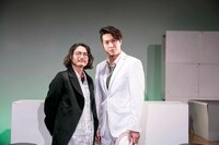 左から山本タク、大山真志。