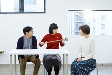 ワワフラミンゴ「脳みそ歩いてる」より。（撮影：佐藤拓央）