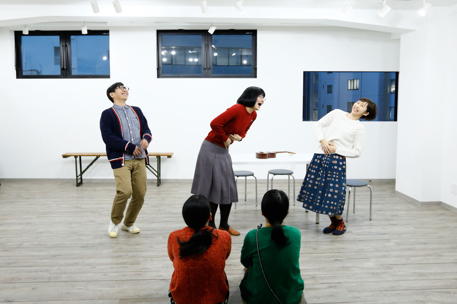 ワワフラミンゴ「脳みそ歩いてる」より。（撮影：佐藤拓央）