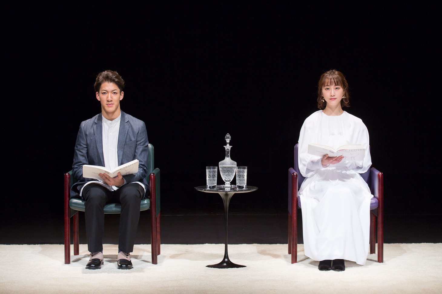 PARCO Produce「『ラヴ・レターズ』～青井陽治追悼公演～」より。（撮影：加藤幸広）