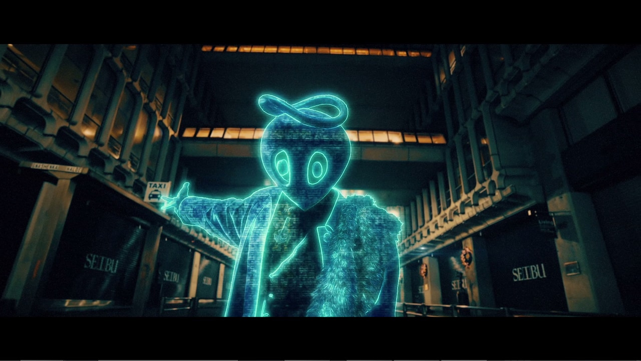 「TOKIO LIAR」ミュージックビデオのワンシーン。