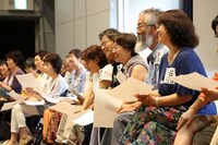 「1万人のゴールド・シアター2016」稽古より。 （撮影：宮川舞子）