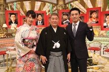 フジテレビ「ビートたけしの私が嫉妬したスゴい人」より。左から加藤綾子、ビートたけし、劇団ひとり。(c)フジテレビ