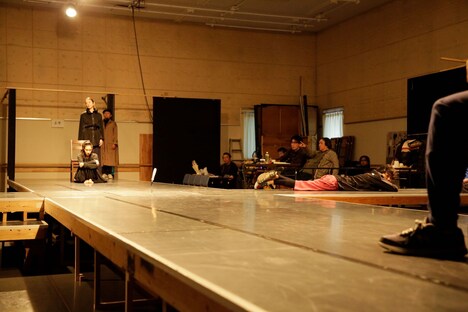 パルコ・プロデュース「アンチゴーヌ」稽古場より。